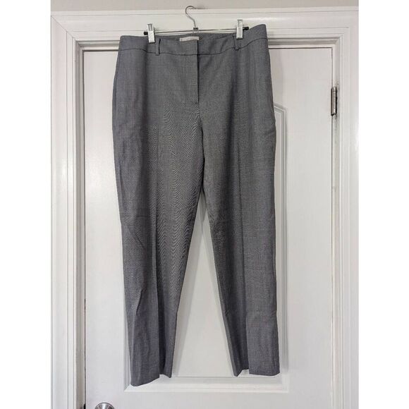 Hobbs Wool Trouser Pants women's 10 gray lightweight thin workwear career - Picture 1 of 6
